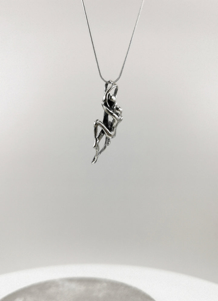 Tantra Pendant, Kamasutra Pendant Cowgirl — 925 Silver