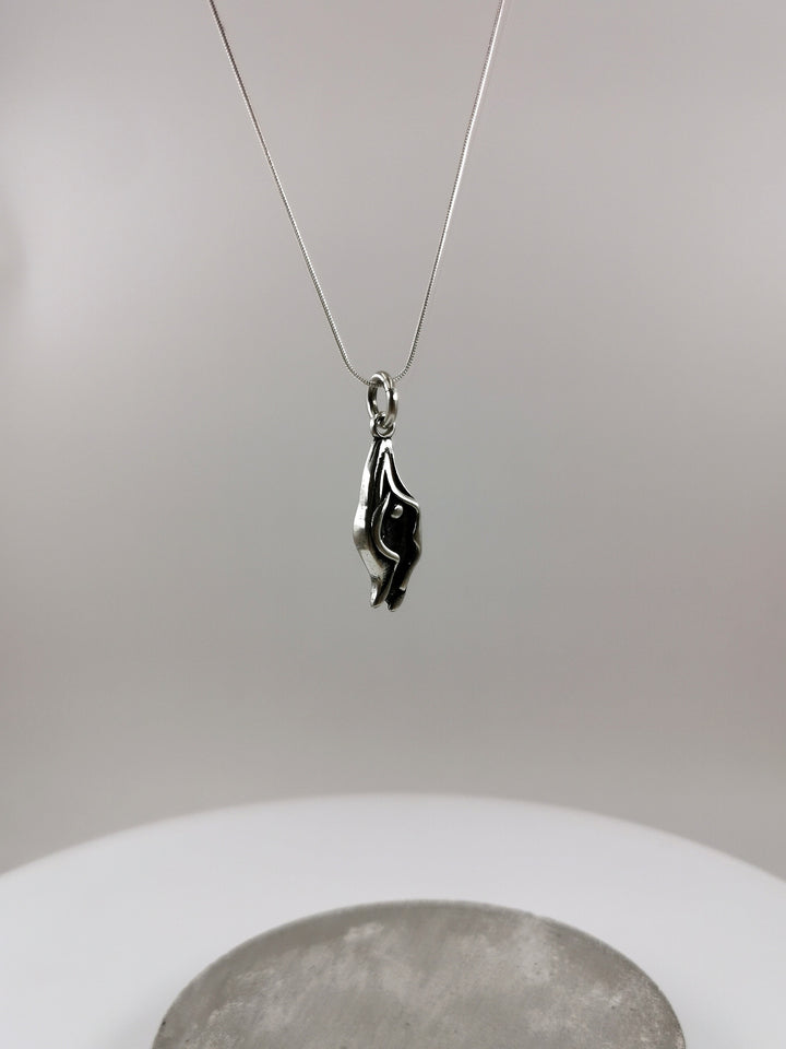 Vulva Charm Necklace — 925 Silver