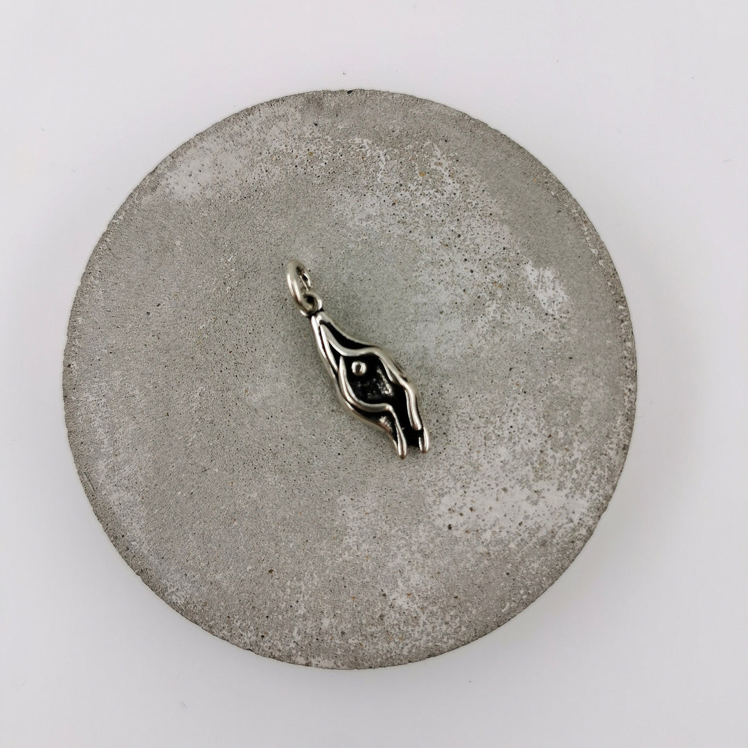 Vulva Charm Necklace — 925 Silver