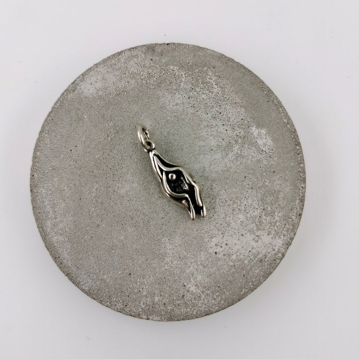 Vulva Charm Necklace — 925 Silver