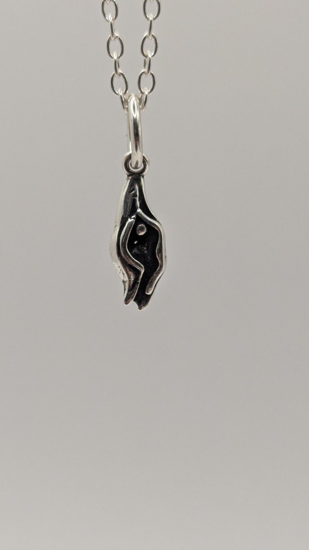 Tiny Vulva Charm  — 925 Silver