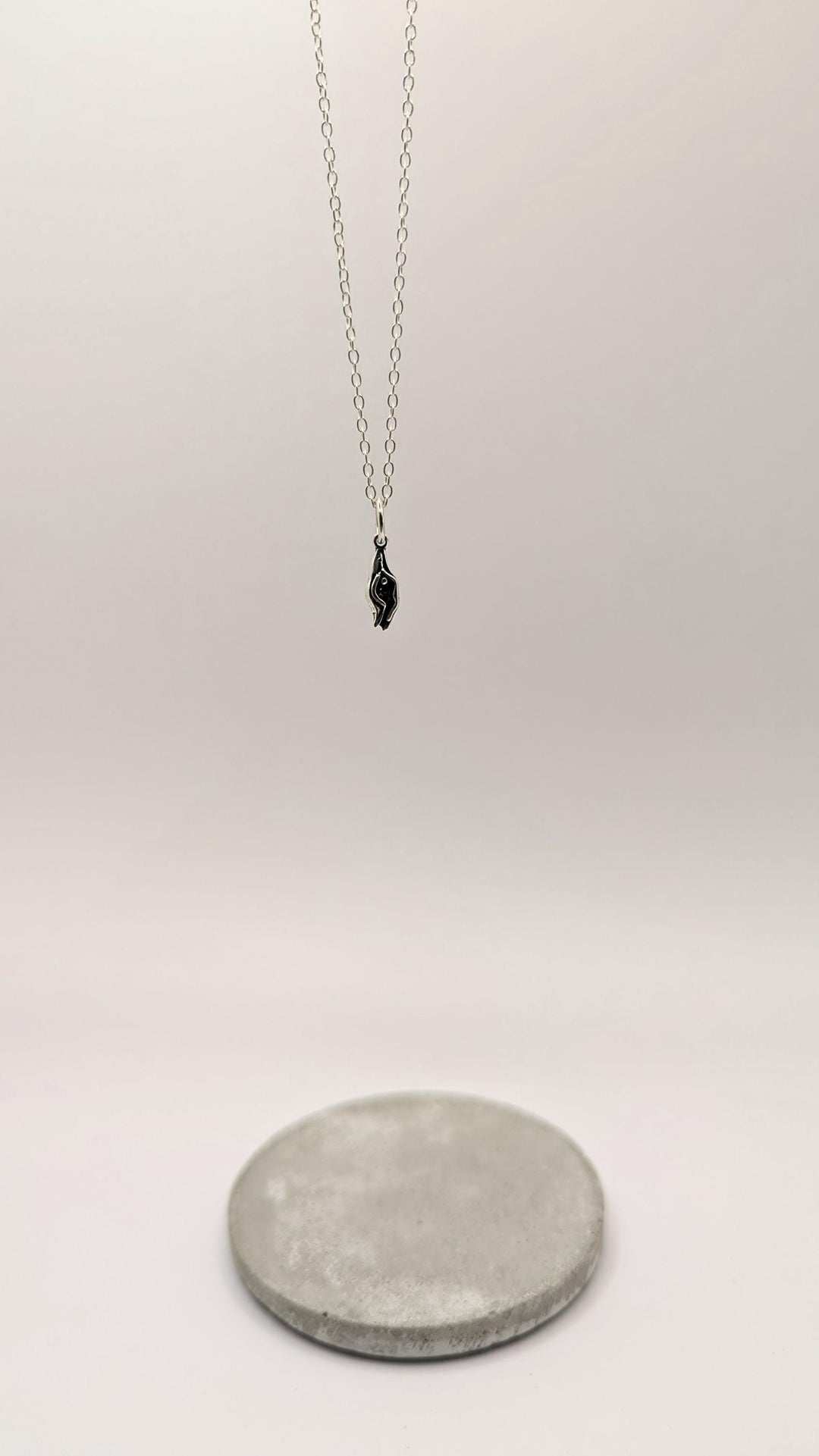 Tiny Vulva Charm  — 925 Silver