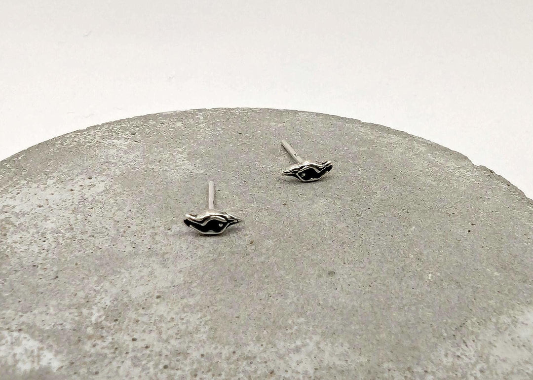 Tiny Vulva Stud Earrings, Yoni earrings — 925 Silver