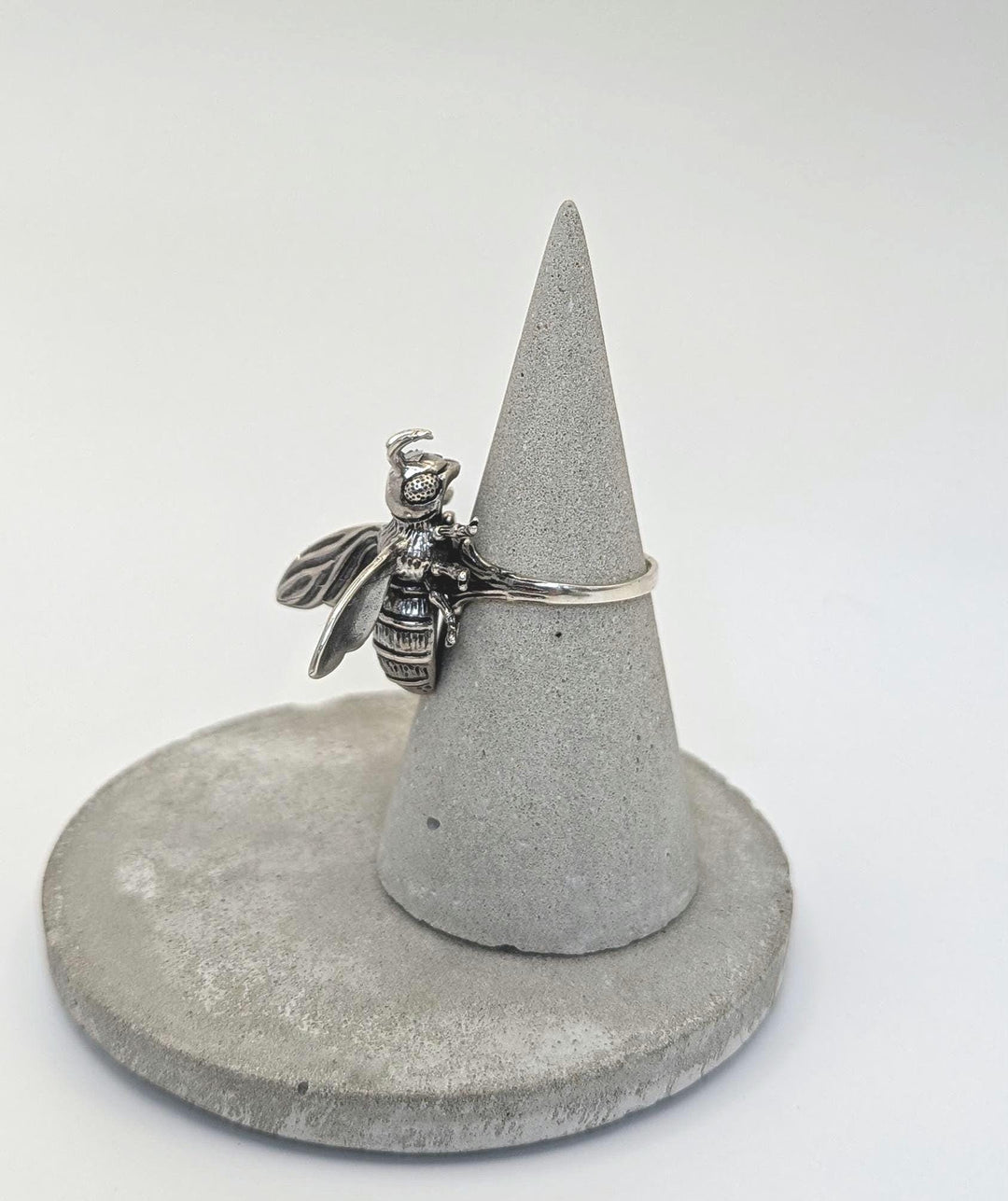 Honey Bee Ring, Statement Jewelry — 925 Silver