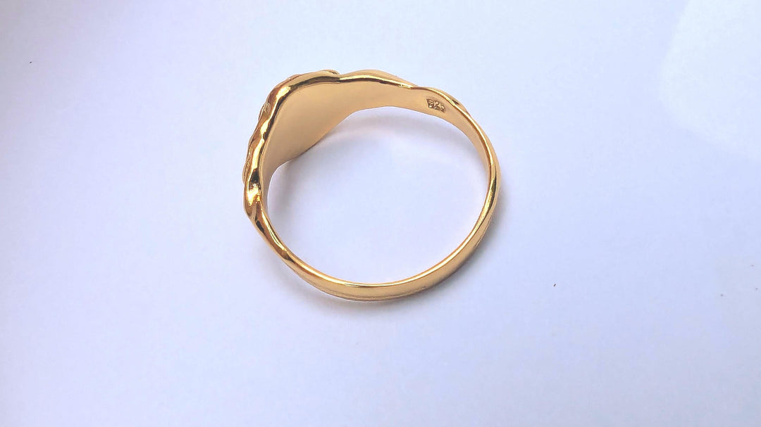 Vulva Ring GOLD plated — 18k Gold Plated