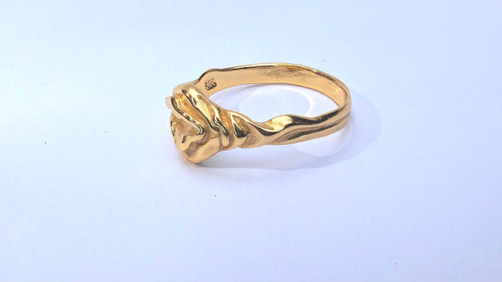 Vulva Ring GOLD plated — 18k Gold Plated