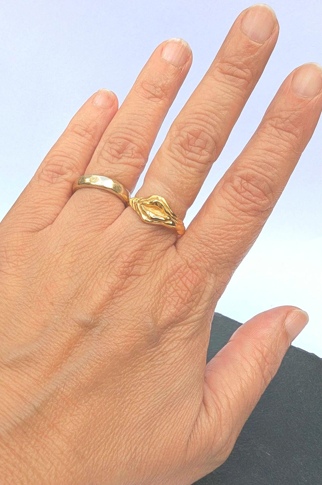 Vulva Ring GOLD plated — 18k Gold Plated