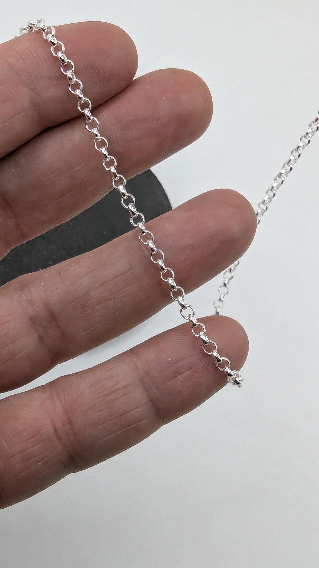 Rolo Chain Necklace - 925 Silver