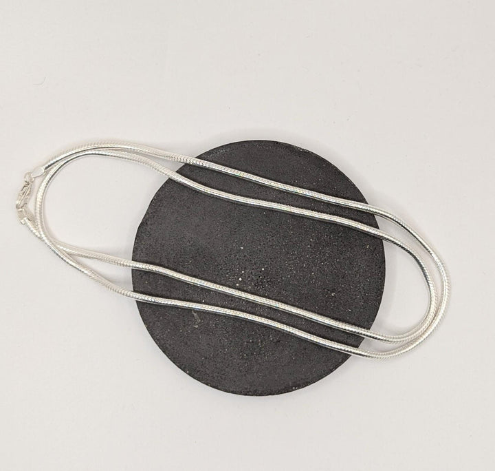 Thick Snake Chain Necklace - 925 Silver