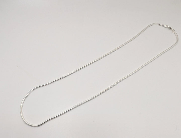 Thick Snake Chain Necklace - 925 Silver