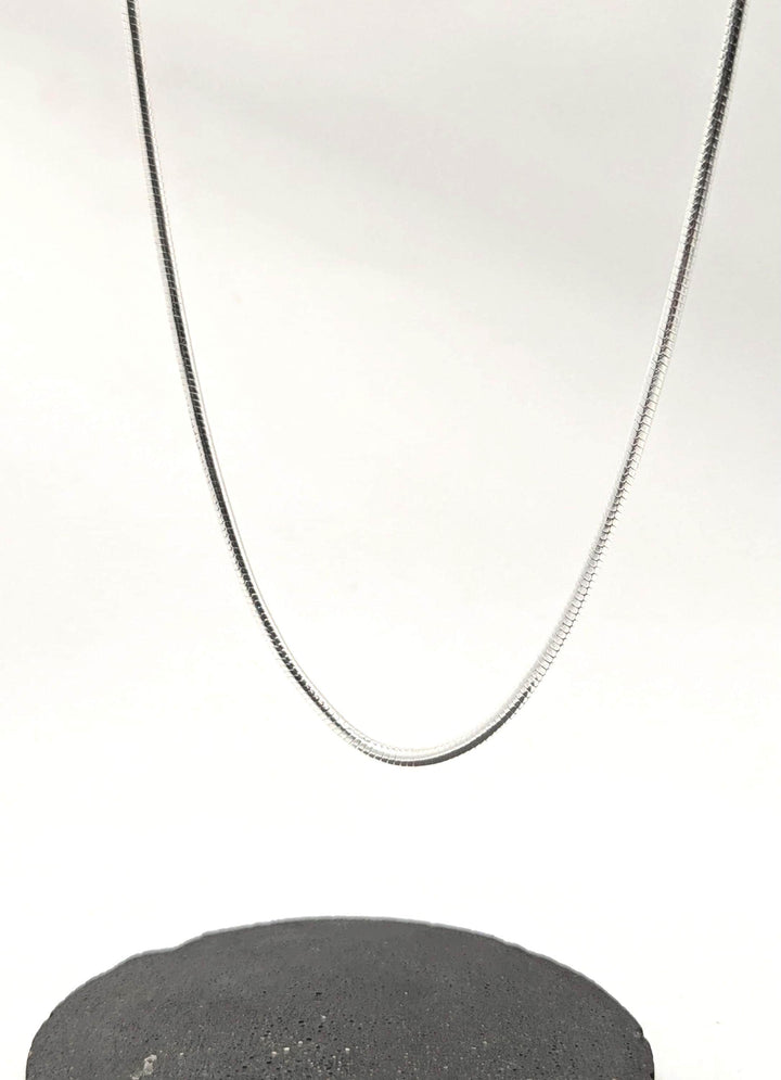 Thick Snake Chain Necklace - 925 Silver