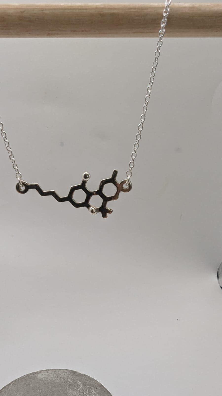 THC Molecule Necklace — 925 Silver