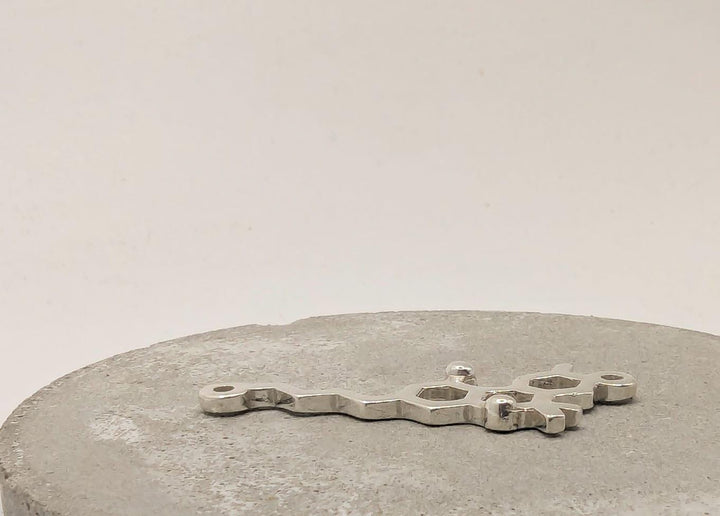 THC Molecule Necklace — 925 Silver