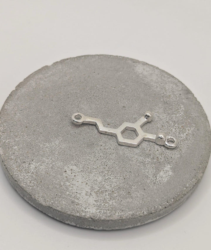 Dopamine Molecule Necklace — 925 Silver
