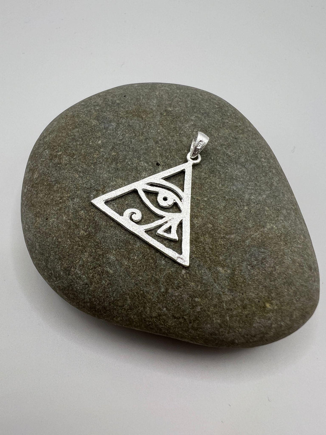 Eye of Horus Pendant 925 Silver with Matte Finish