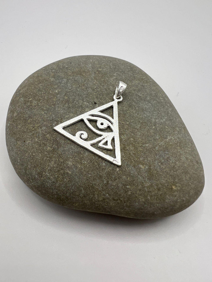 Eye of Horus Pendant 925 Silver with Matte Finish