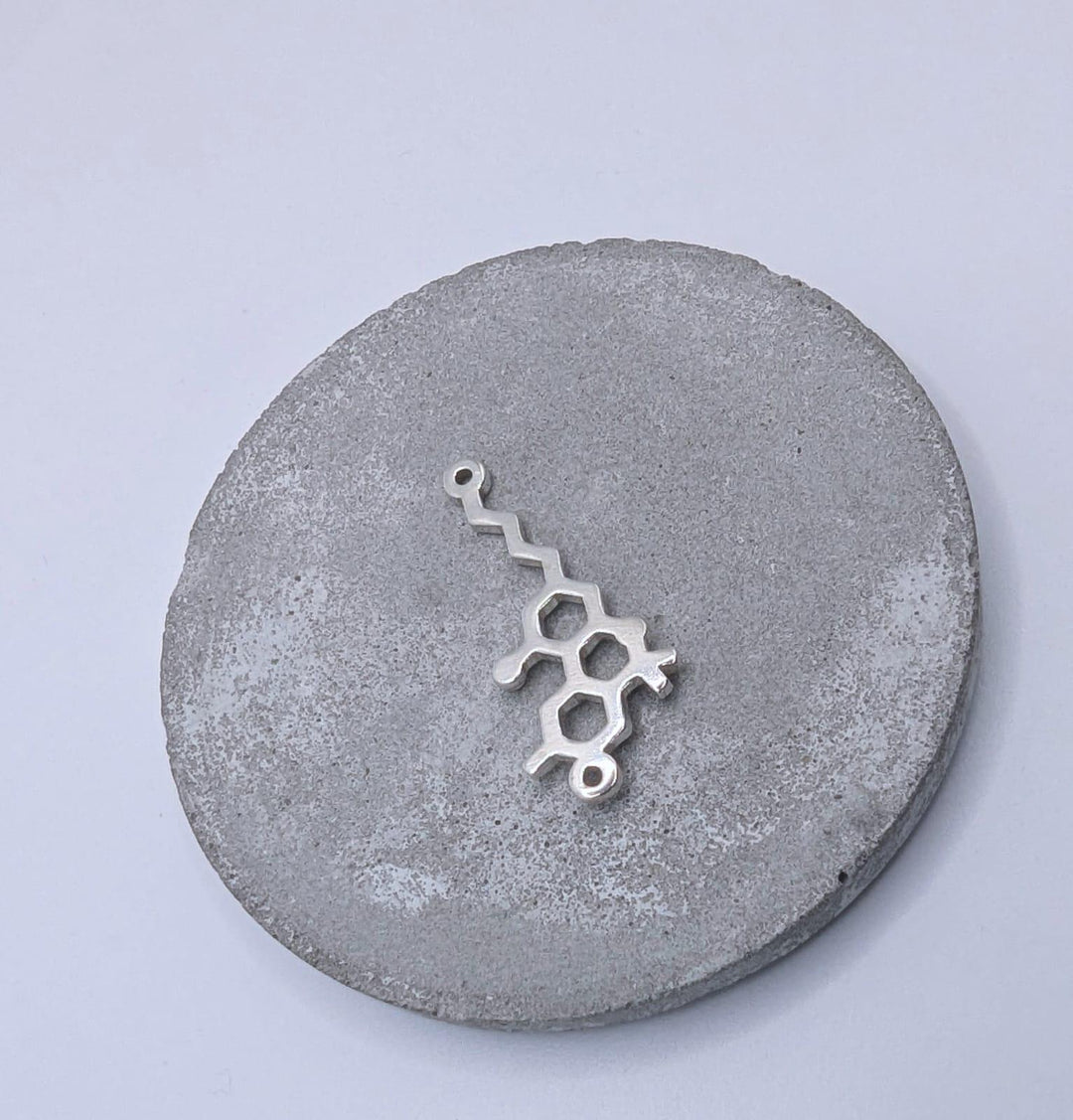 THC Molecule Necklace — 925 Silver