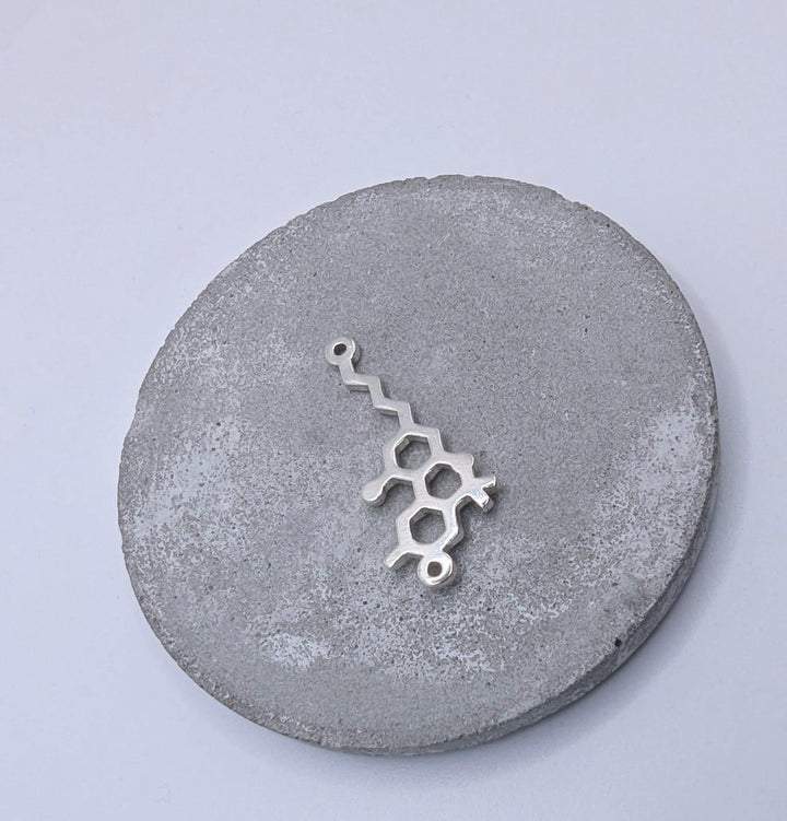 THC Molecule Necklace — 925 Silver
