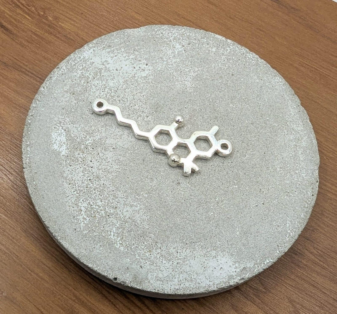 THC Molecule Necklace — 925 Silver