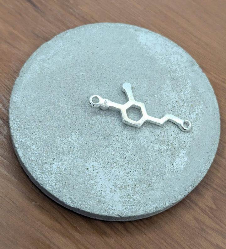 Dopamine Molecule Necklace — 925 Silver