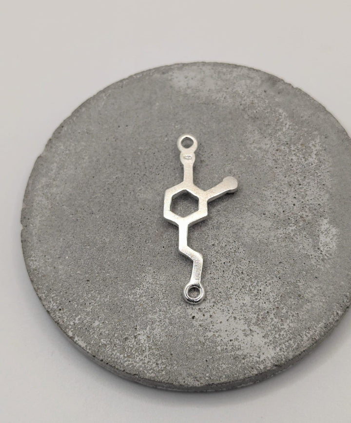 Dopamine Molecule Necklace — 925 Silver