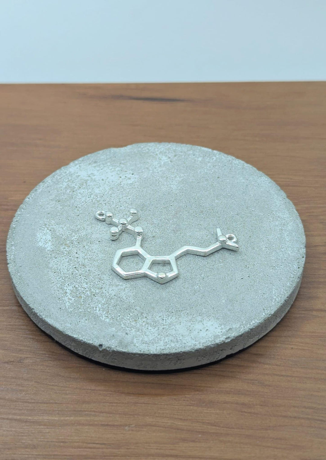 Psilocybin Molecule Necklace — 925 Silver
