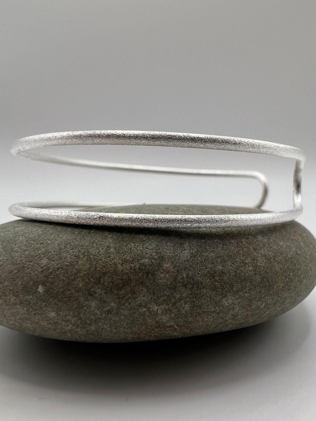 Matte 925 Silver Minimalist Bracelet