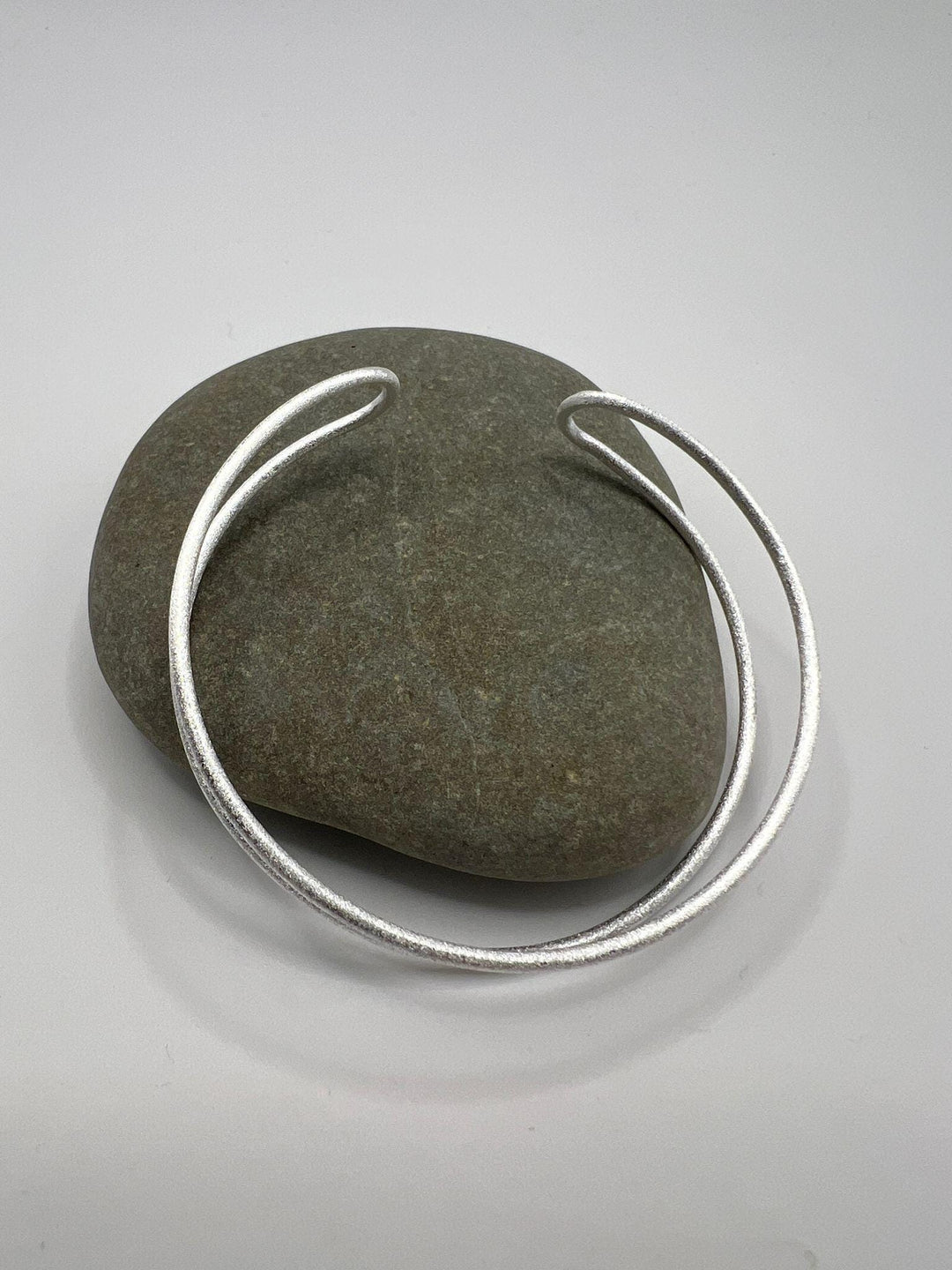 Matte 925 Silver Minimalist Bracelet