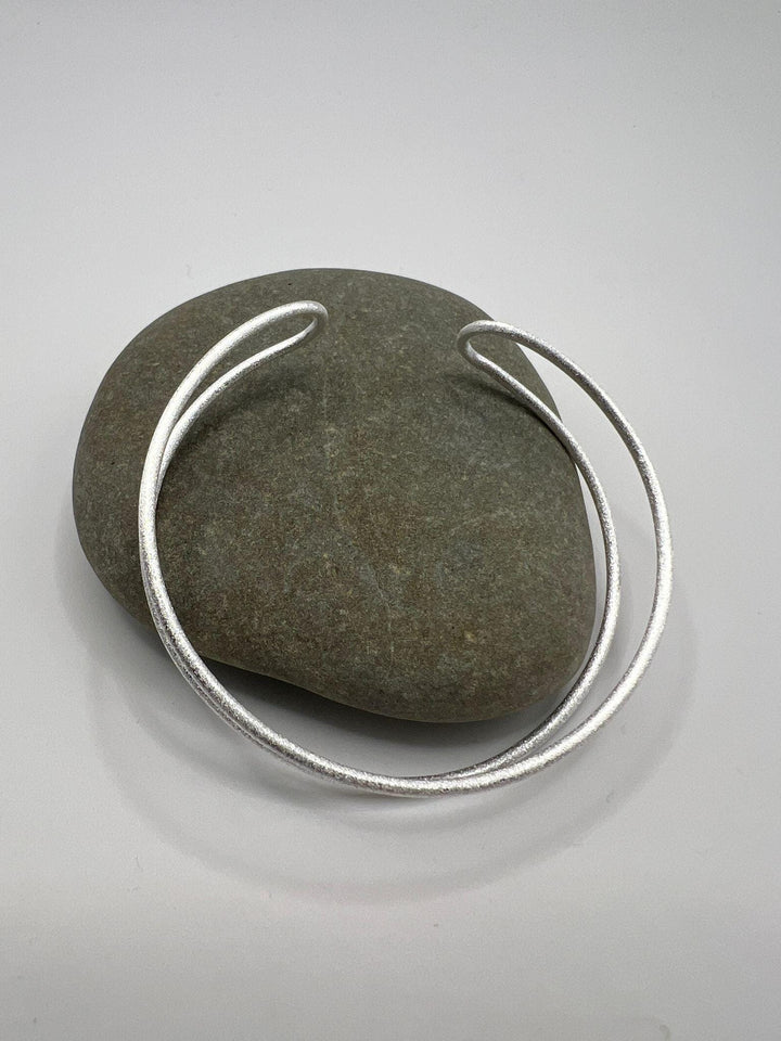 Matte 925 Silver Minimalist Bracelet