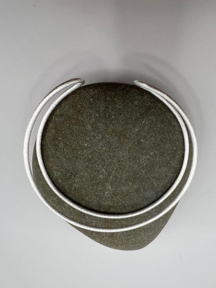 Matte 925 Silver Minimalist Bracelet