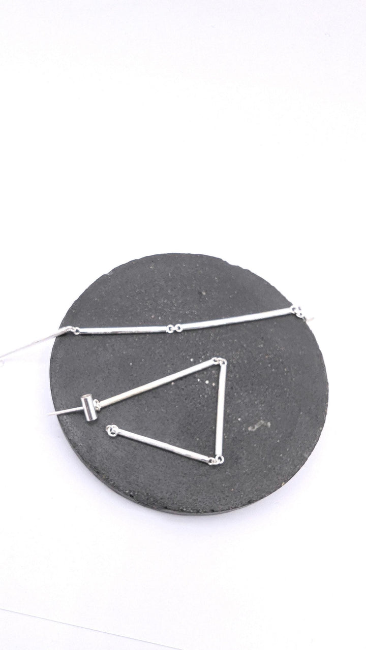 Matte Convertible Geometric Earrings — 925 Silver