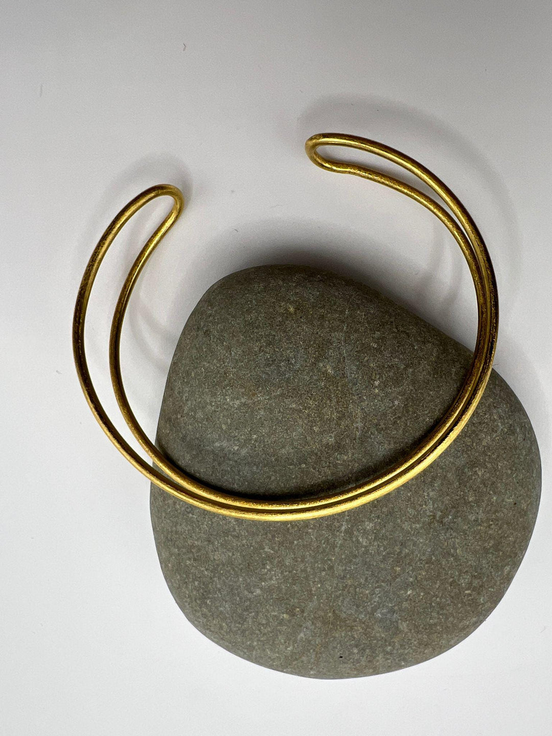 Matte 18k Gold Plated Adjustable Cuff Bracelet