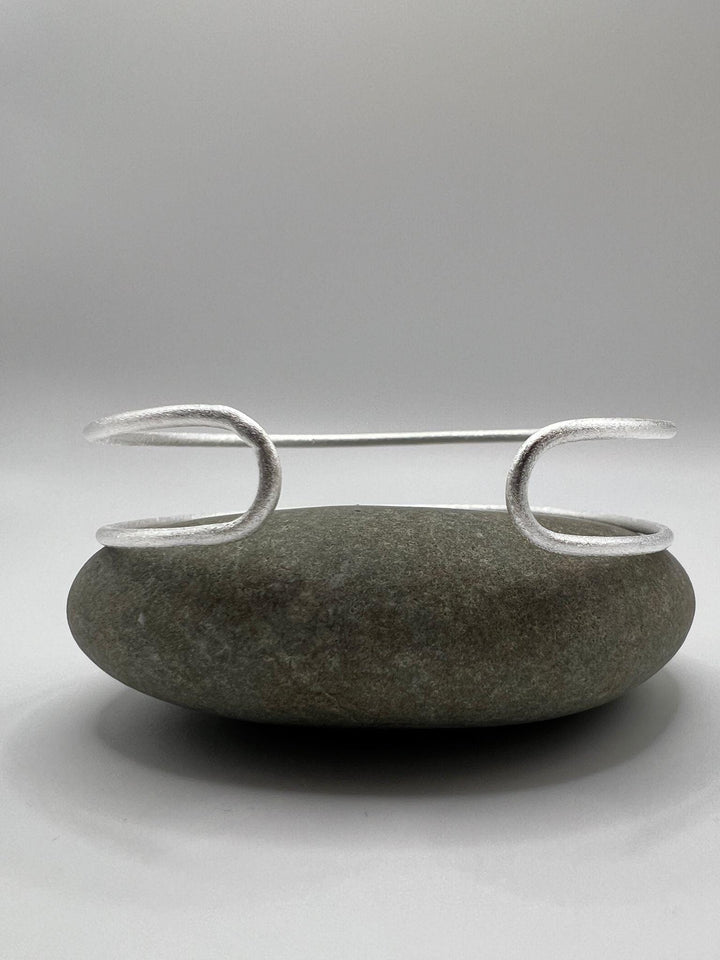 Matte 925 Silver Minimalist Bracelet