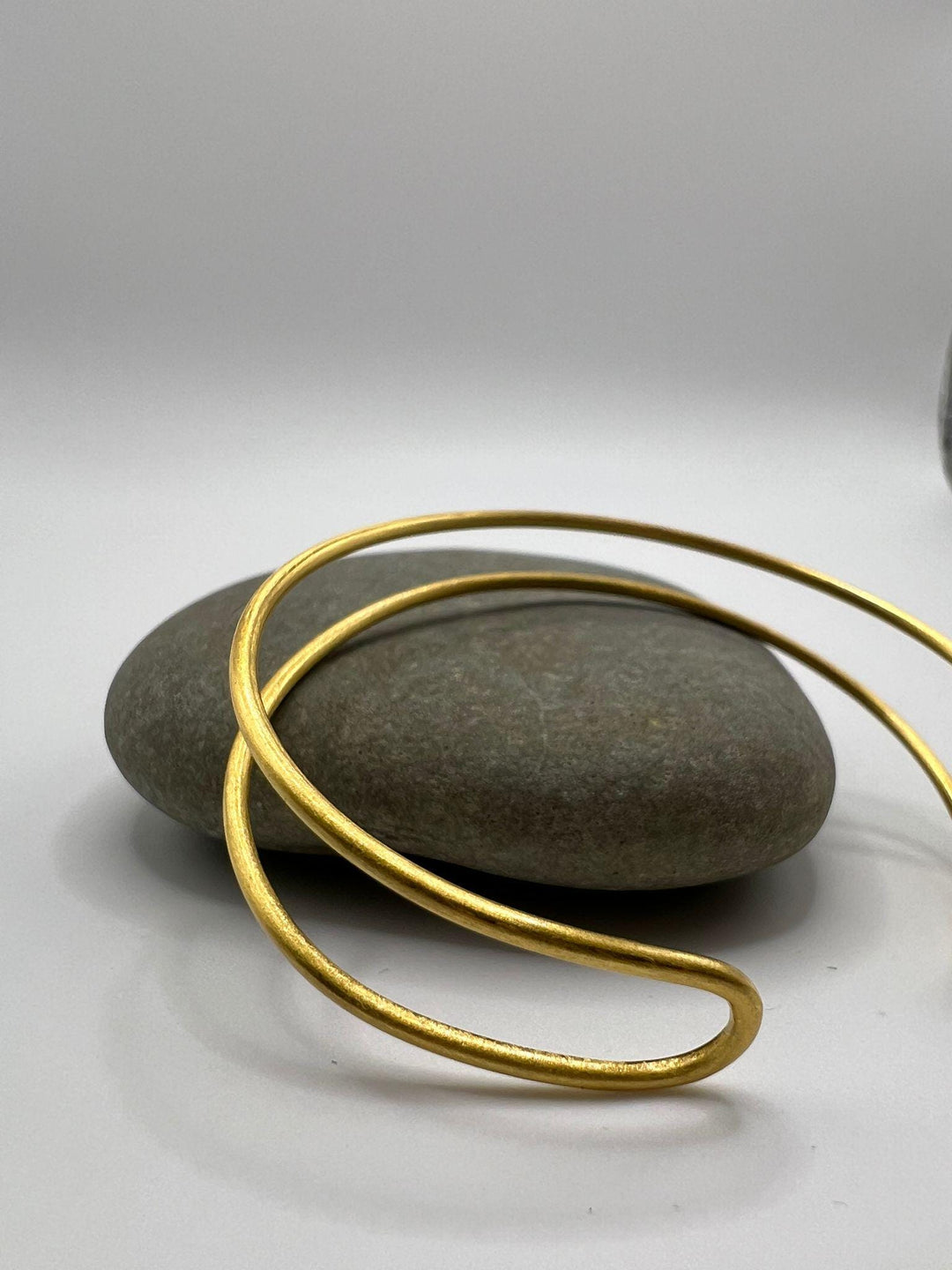 Matte 18k Gold Plated Adjustable Cuff Bracelet
