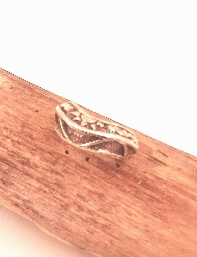 Thick Tribal Unisex Ring 925 Silver, First Nations Ring