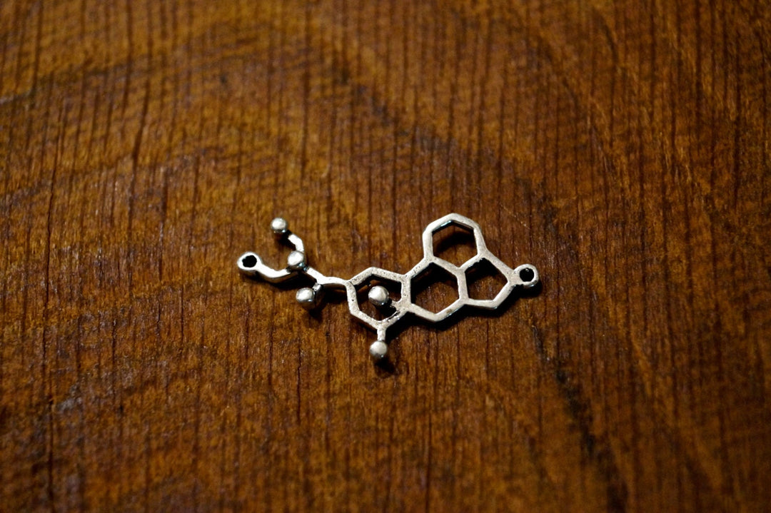LSD Molecule Necklace — 18k Gold Plated