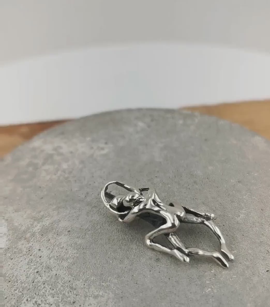 Tantra Pendant, Kamasutra Pendant Cowgirl — 925 Silver