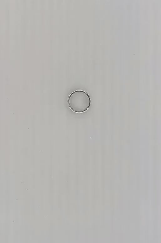 Thin Hammered Ring, Brutalist Ring for Men and Women — 925 Silver